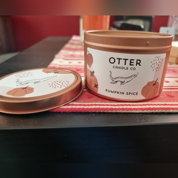Otter candle co Other - Otter Candle co Pumpkin Spice Candle tin